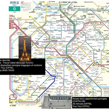 Eiffel Citea Dayroom Espace Paris Sans Nuitee Et Chambre Partagee Chatillon Nuitee -- Repos Journee Ou Espace Travail 8-19H Proche Tour Eiffel Ou Usage Bureau A L'Heure En Journee -- Nuitee Chatillon Avenue Paris Exterior photo